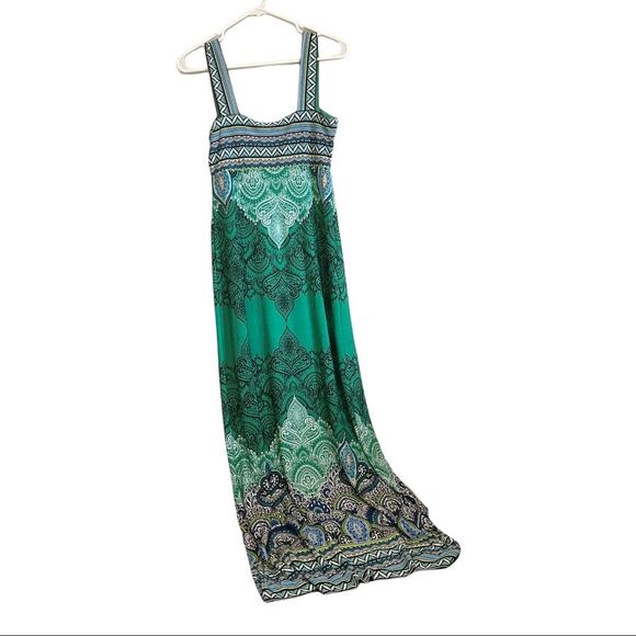 Roz & Ali Paisley Print Maxi Dress Size XS - Picture 2 of 5